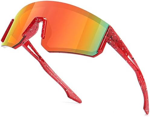 Youth Baseball Sunglasses for Boys Girls Age 6-12 Softball Cycling Sports Sunglasses for Kids Lightweight Frame