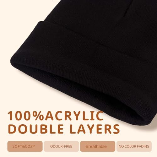 ZOORON Kids Beanie Boys Girls Beanies Children Winter Hats Children Knit Warm Caps Kids Soft Beanie Cap