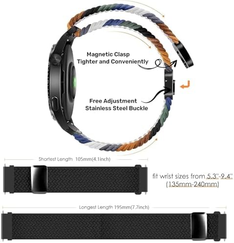 20mm Nylon Magnetic Bands Compatible With Gizmo 3 2 1/Gabb 3e 3 2 1/Sync UP/Cosmo Jr Track Watch
