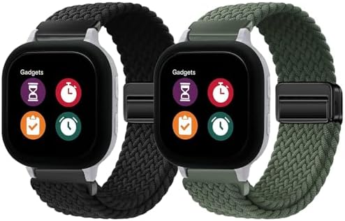 20mm Nylon Magnetic Bands Compatible with Gizmo 3 2 1/Gabb 3e 3 2 1/Sync UP/Cosmo Jr Track Watch