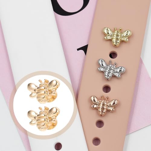 6pcs Bee Charm Watchband Decor Lightweight For Watch Straps Creative Accessories Stylish For