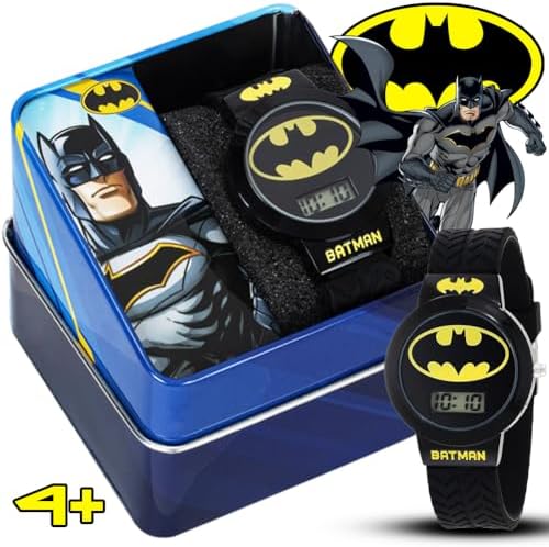 Accutime Kids Batman Digital Quartz Watch For Boys Girls & Adults All Ages