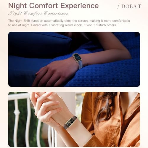 Amoled Laies Smart Watch For Women Smartwatch With Leather Strap Heart Rate Stress Sleep Monitor 12 Sports Modes Fitness Tracker Watch Notifications Music & Camera Control Waterproof IOS Android