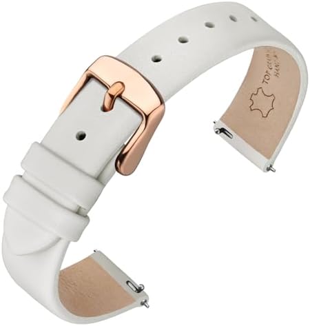 ANNEFIT Watch Bands for Men Women Top Grain Leather Watch Strap with Quick Release Band Width 12mm 13mm 14mm 16mm 18mm 20mm 22mm