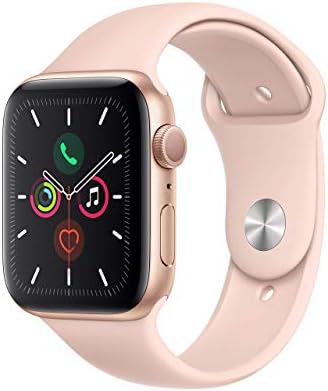 Apple Watch 系列 5(GPS 40MM) - 金色铝制表壳带粉色沙运动表带(续订)
