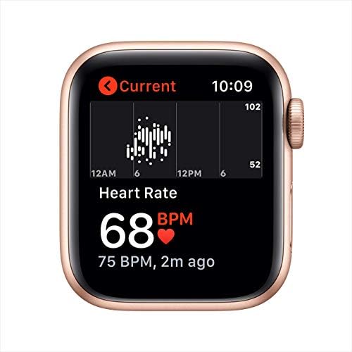Apple Watch SE (GPS 40mm) - Gold Aluminum Case With Pink Sand Sport Band (Renewed)
