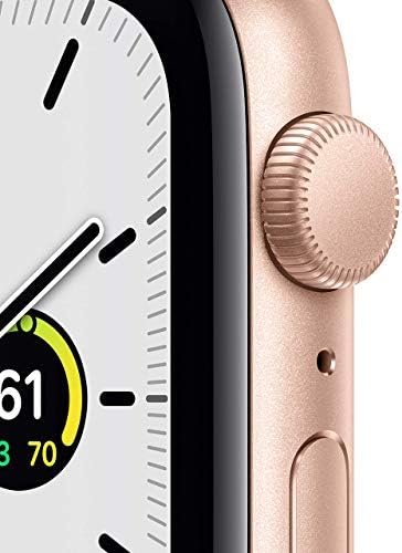 Apple Watch SE (GPS 44mm) - Gold Aluminum Case With Pink Sand Sport Band (Renewed)