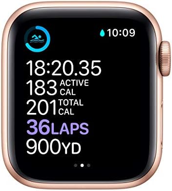 Apple Watch Series 6 (GPS 40mm) - Gold Aluminum Case With Pink Sand Sport Band (Renewed)