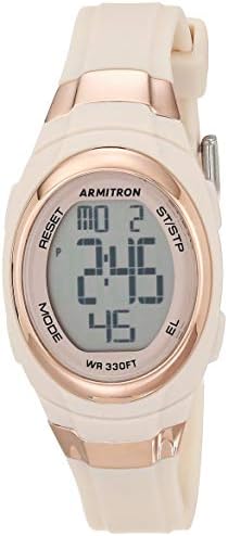 Armitron Sport Women's Digital Chronograph Resin Strap Watch 45/7034