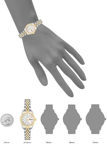 Armitron Women's Genuine Crystal Accented Bracelet Watch 75-2475