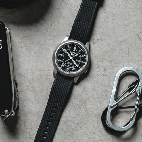 BARTON Elite Silicone Watch Bands - Quick Release - Choose Strap Color & Buckle Color (Stainless Steel Black PVD Or Gunmetal Grey) - 18mm 20mm 22mm & 24mm Watch Straps