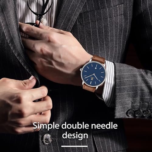 BEN NEVIS Watch Mens Watch Minimalist Fashion Simple Wrist Watch Analog Date With Leather Strap