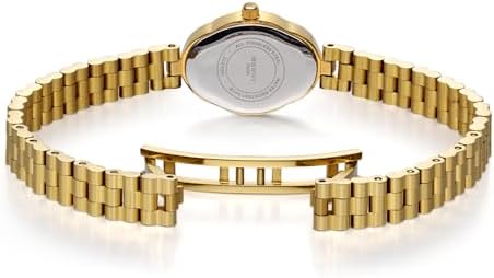 BERNY Gold Watches For Women Dainty Ladies Quartz Watch Vintage Copper Mirrors Shape Japanese Quartz Movement 3ATM Waterproof Fashion Female Wrist Watch Luxury Birthday Gifts