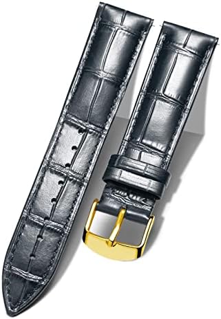 BINLUN Leather Watch Band Genuine Calfskin Replacement Watch Strap Quick Release Crocodile Pattern 10 Colors 13 Sizes for Men Women(10mm 12mm 14mm 16mm 17mm 18mm 19mm 20mm 21mm 22mm 23mm 24mm)