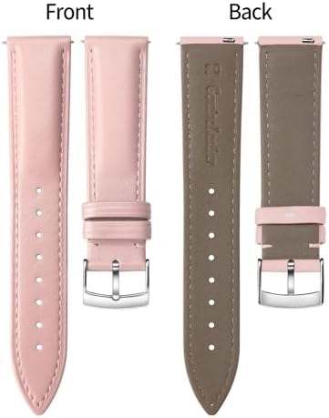 BINLUN Leather Watch Bands Quick Release Premium Calfskin Replacement Watch Strap Multicolors Watchbands For Men Women 12mm 14mm 16mm 18mm 19mm 20mm 21mm 22mm