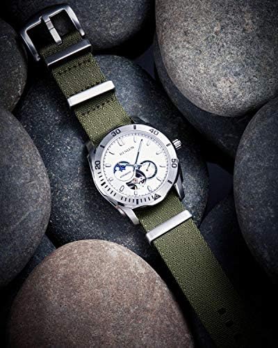 BINLUN Nylon Watch Band Thick G10 Premium Ballistic Nylon Multicolor Replacement Watch Straps With Silver/Black Stainless Steel Buckle For Men Women 18mm 20mm 22mm 24mm