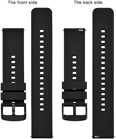 BISONSTRAP Watch Strap 18mm 19mm 20mm 21mm 22mm Quick Release Silicone Watch Bands For Men Women