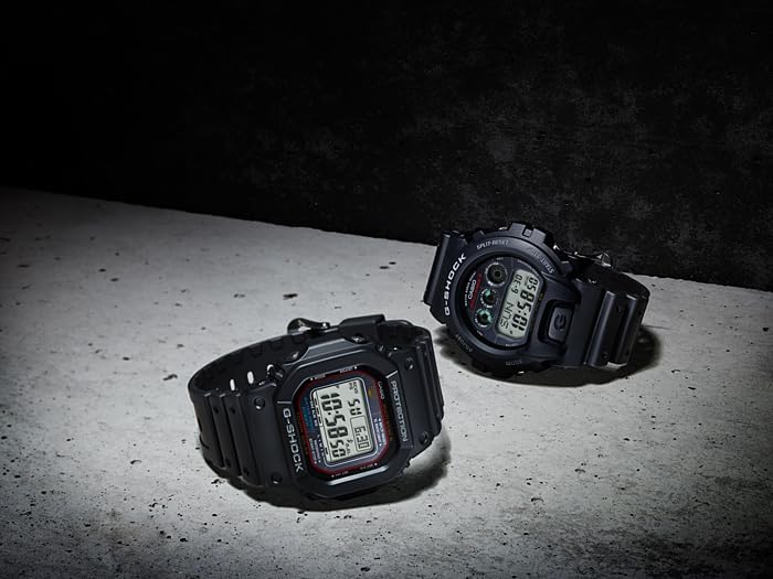 Casio G-Shock GWM5610-1 Men's Solar Black Resin Sport Watch