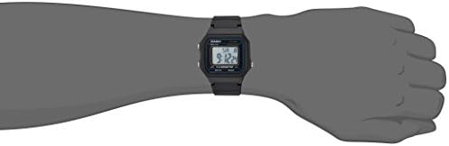 Casio W217H Series Men’s Digital Watch 50M WR 1/100 Second Stopwatch LED Backlight Countdown Timer 100 SEC Chronograph Daily Alarm Hourly Time Signal 7 Year Battery
