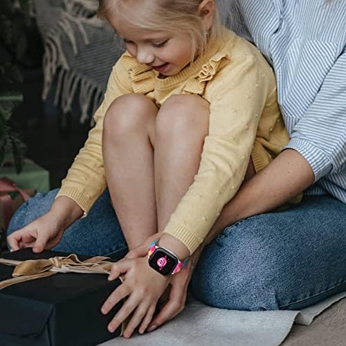 Compatible With Gizmo Watch 1/2/3 Band Replacement For Kids Boys Girls SyncUP Watch Band Gabb Watch Bands 20mm Cute Floral Fadeless Printed Sport Silicone Wristband Strap