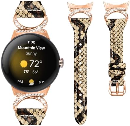 Compatible With Google Pixel 2 Bands 5.0"-7.8" Replacement Genuine Leather Band With Metal Buckle Wristband For Google Pixel 1 2022/ Google Pixel 1 2023