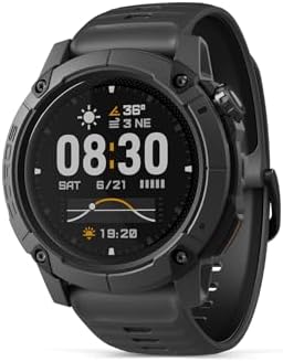 COROS Nomad Outdoor GPS Watch 1.3" MIP Touchscreen Global maps with Turn-by-Turn Navigation 22 Days Battery Life Microphone Records Voice Notes Real-time Weather and Safety alerts (Black)