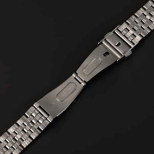 Curved+Flat End Link 18mm 19mm 20mm 21mm 22mm 24mm Jubilee Stainless Steel Metal Watch Band Strap Bracelet Fit For Rlx Skx Watch