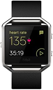 Fitbit Blaze Smart Fitness Watch With Time Display Black Silver Small (5.5 - 6.7 Inch) (US Version)