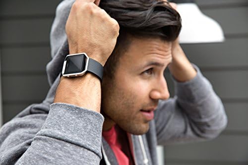 Fitbit Blaze Smart Fitness Watch With Time Display Black Silver Small (5.5 - 6.7 Inch) (US Version)