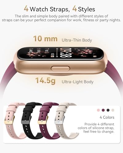 Fitness Tracker Fitness Tracker Watches For Women With Heart Rate/Blood Oxygen/Sleep Monitor 20+ Sports Modes Smart Watches For Women/Men Activity & Step Tracker Smart Watch For Android/iOS Phones