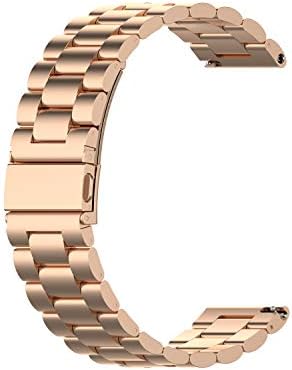 FitTurn 22MM Bands Compatible With Cubitt Aura/Aura Pro/CT2 Pro/CT4/Viva Pro/Viva Smartwatch Replacement Metal Bracelet Premium Solid Stainless Steel Watch Band Strap Wristbands For Cubitt Aura/Aura Pro/CT2 Pro/CT4/Viva Pro/Viva