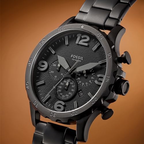 Fossil Men's Nate Quartz Stainless Steel Chronograph Watch