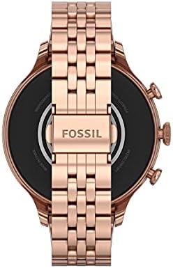 Fossil Women's Gen 6 42mm Stainless Steel Touchscreen Smart Watch Color: Rose Gold (Model: FTW6077V/FTW6077R)