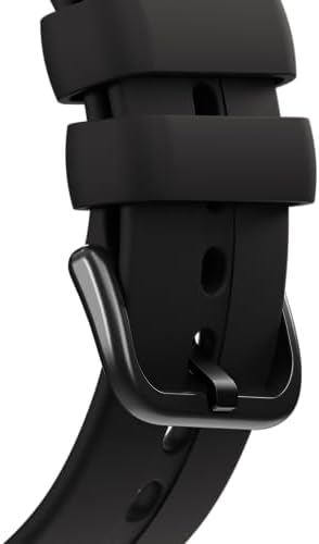 Gabb Watch Style Band - Kids Watch Band Replacement Flexible Waterproof Soft Silicone For All Watches Easily Adjustable Sweatproof And High-Performance Silicone (Raven Black)
