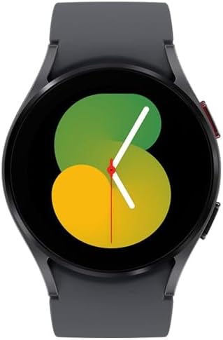 三星 Galaxy Watch 5(40 毫米 WIFI + 4G LTE)1.2 英寸超级 AMOLED 智能手表 GPS 蓝牙带高级睡眠指导、生物活性传感器、防水 R905U(通用充电器 石墨)(续订)