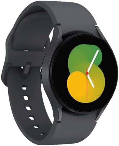 三星 Galaxy Watch 5(40 毫米 WIFI + 4G LTE)1.2 英寸超级 AMOLED 智能手表 GPS 蓝牙带高级睡眠指导、生物活性传感器、防水 R905U(通用充电器 石墨)(续订)