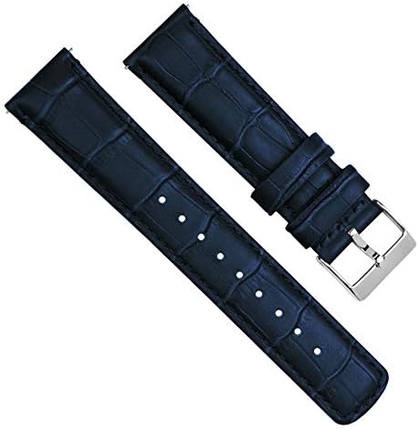 Gear S3 Classic Frontier Black Alligator Grain Leather Watch Band