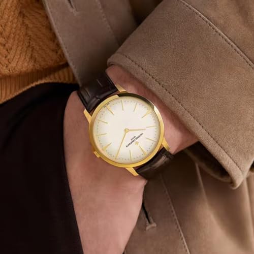 Genuine Leather Watch Bands Quick Release Italian Alligator Grain Calfskin Genuine Leather Business Casual Universal Watch Strap Replacement Band Strap For Men Women