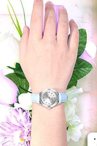 Girls Student Watch - Simple Japan Quartz Casual Leather Strap Watches For Ladies Fashion Women Ages 11-15