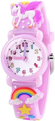 Girls Watch - 3D Cartoon Waterproof Toddler Watch Gifts for Girls Age 2-8 Toys for 3 4 5 6 7 Year Old Girls - Kids Gifts