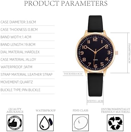 IBSO Women Watches Leather Mesh Strap Round Case Analog Fashion Ladies Wrist Watches