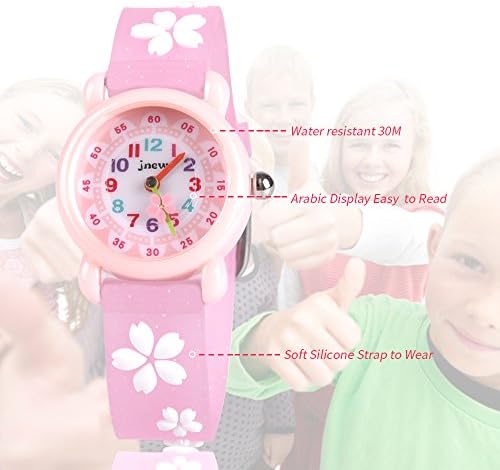 Kids Gift 3D Cartoon Waterproof Toddler Watch For Girls Gifts For Girls Age 3-8