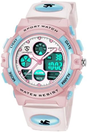 Kids Watch for Boys and Girls Ages 5-15 Analog Digital Waterproof with Alarm Clock Stopwatch Birthday and Christmas Gifts