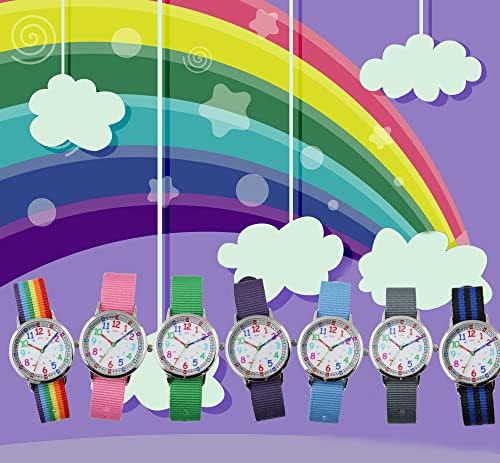 Kids Watch For Girls And Boys For Children's Toddler Learning Time And Easy To Read Time Analog Watch For Boys And Girls Ages3~11