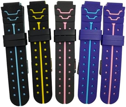 Kids Watch Strap Child Watch Belt Replacement Child Watch Attachment Lightweight Watch Belt Rubber Belt For Boy & Girls