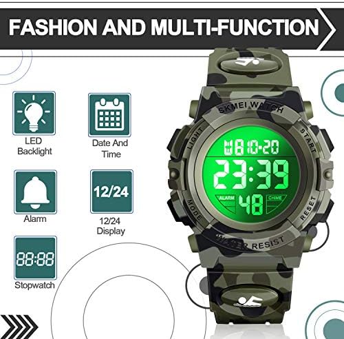 LED Digital Waterproof Watch For Kids - Kids Gifts