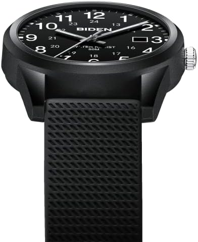 LN LENQIN Mens Watches Analog Quartz Sports Unisex 30M Waterproof Nurse Watch For Men Women Medical Professionals Military Time With Second Hand Glowing Easy To Read Dial