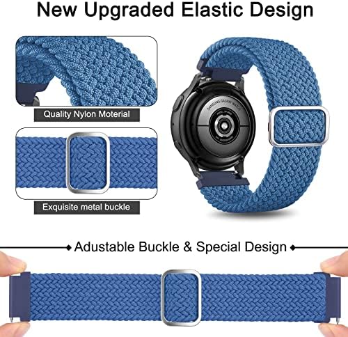 Meliya Bands For Gizmo Watch 3 2 1 / Gabb Watch 20mm Quick Release Soft Nylon Sport Replacement Watch Strap For Verizon Gizmo Smart Watch 3 2 1 For Girls And Boys (Blue)