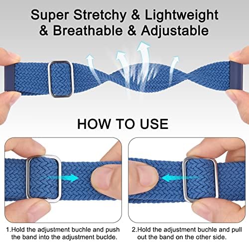 Meliya Bands For Gizmo Watch 3 2 1 / Gabb Watch 20mm Quick Release Soft Nylon Sport Replacement Watch Strap For Verizon Gizmo Smart Watch 3 2 1 For Girls And Boys (Blue)