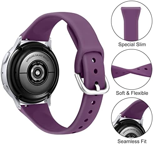 Meliya Silicone Band Replacement For Gizmo Watch 3 2 1/Gabb Watch 20mm Soft Waterproof Kids Gizmo Watch Band Replacement Gabb Watch Bands For Boys And Girls Breathable & Washable (Purple 02)
